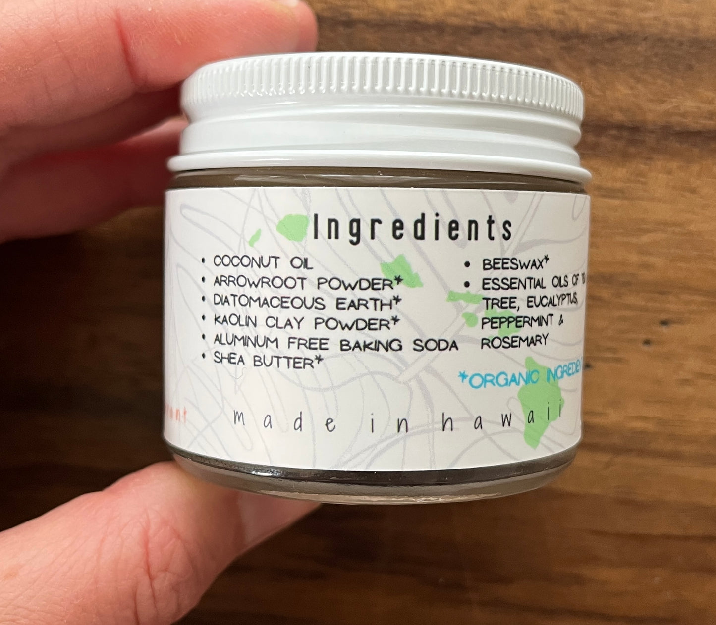 All Natural Deodorant Jar